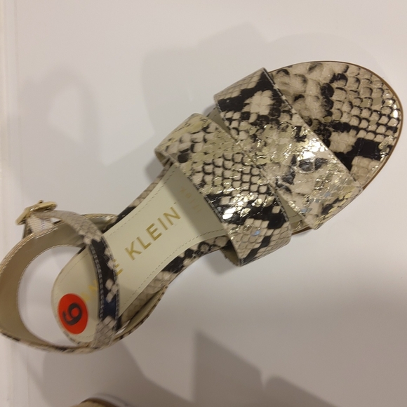 Anne Klein "Nadina" Iflex Snakeskin Print Sandal NEW- Sz. 6 - Picture 4 of 10